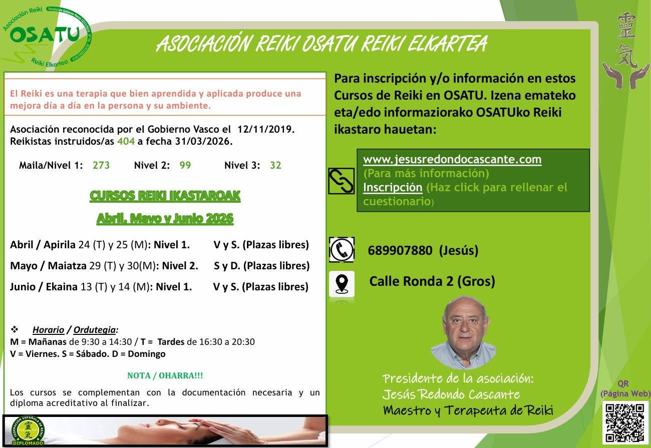 202603AnuncioCursos 2026 Abril / mayo / Junio Anuncio CURSOS información
